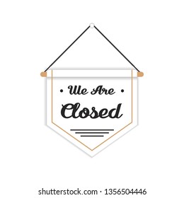 Close Sign vector vintage design for store or shop