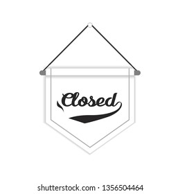 Close Sign vector vintage design for store or shop