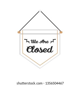 Close Sign vector vintage design for store or shop