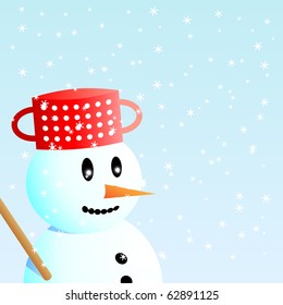 Close up of Snowman