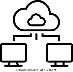 Close up of IT specialist monitoring cloud network security on multiple screens with copy space concept as A macro image of an IT specialist vigilantly monitoring cloud network sec