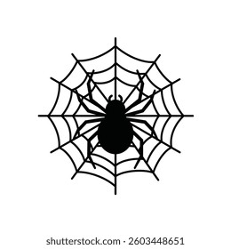 A Close up of a Spider Web With a Spider on It.