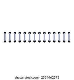 Fechamento de um fio de elemento de ligação de ligante espiral conectando folhas de papel