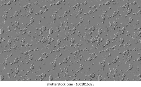 Close up surface of weathered and old cement walls.Vector seamless pattern. 