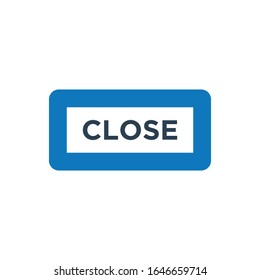 close tag glyph vector icon - ui icon vector