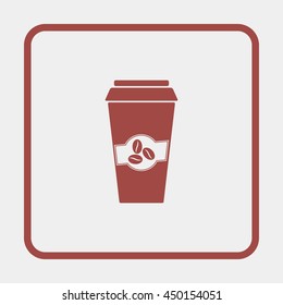 Close up take-out coffee.