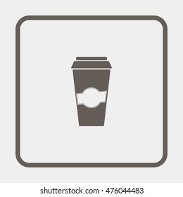 Close up take-out coffee.