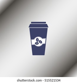 Close up take-out coffee.