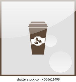 Close up take-out coffee.