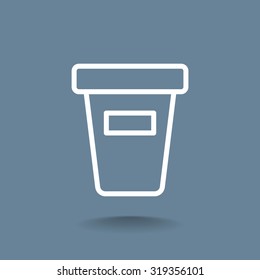 Close up take-out  drink