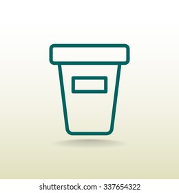 Close up take-out  drink