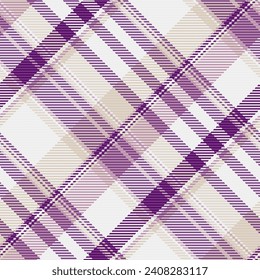 Close up textile background texture, day plaid tartan pattern. School fabric vector check seamless in white and light color.