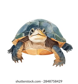 Close up of turtle looking directly at camera
