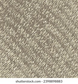 Close up, rustic carpet texture. Old jute or wool fabric from the countryside. Grunge cloth background. Vector seamless.