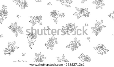 A close up view of a delicate floral pattern in black and white.
