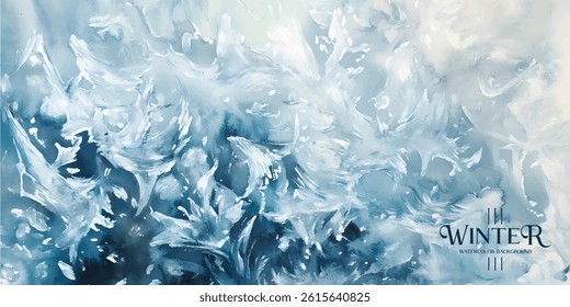 close up view of intricate frost patterns on a cold winter day, winter frost patterns on a cold day.