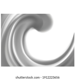 Close up view luxury aqua light color soft shiny smooth ripple curvy motion shape whip spray surface border frame decor design.Text space cement icon sign symbol modern web style backdrop decoration