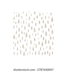 Close up view of raindrops forming an abstract pattern