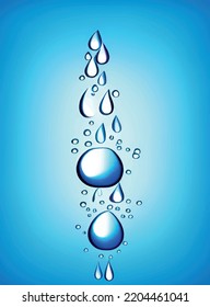  Cerrar la gota de agua salpicada en el frasco