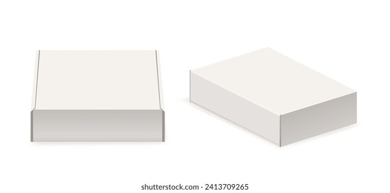 Close White Carton Box Mockup For Product Branding, Exudes Simplicity And Versatility, Minimalist Design