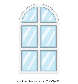 Close window frame icon. Cartoon illustration of close window frame vector icon for web