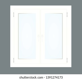 Closed all windows. vector illustration