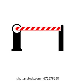 Closed barrier