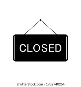 Closed Sign Icon Stock Vector (Royalty Free) 629793617