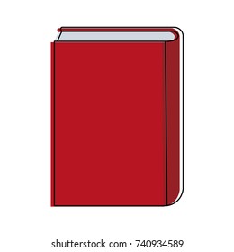 closed book with blank cover icon image 