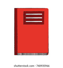 closed book with blank cover icon image