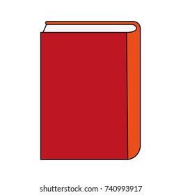 closed book with blank cover icon image