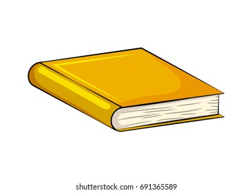 Closed Book Cartoon Vector Symbol Icon Stock Vector (Royalty Free ...