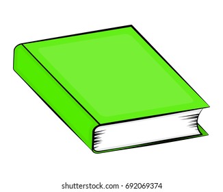 closed book cartoon vector symbol icon design. Beautiful illustration isolated on white background