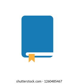 Closed book graphic design template vector illustration