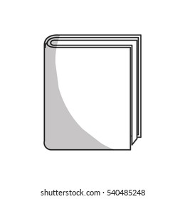 closed book icon image vector illustration design 