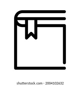 closed book icon or logo isolated sign symbol vector illustration - high quality black style vector icons

