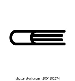 closed book icon or logo isolated sign symbol vector illustration - high quality black style vector icons

