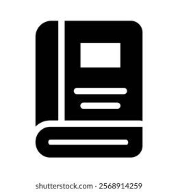 A closed book representing knowledge, learning, or reading materials