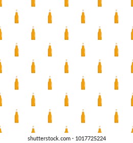 Closed bottle pattern seamless in flat style for any design