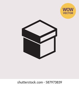 Closed box with cover
