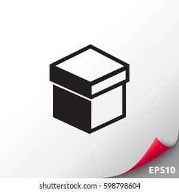 Closed box with cover
