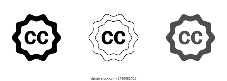 Concepto de icono de subtítulo cerrado. símbolo de logotipo para Web y móvil. píxel perfecto. Ilustración vectorial Eps 10 .