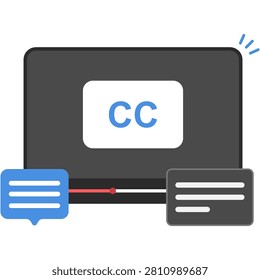 Closed Caption Support, video illustration