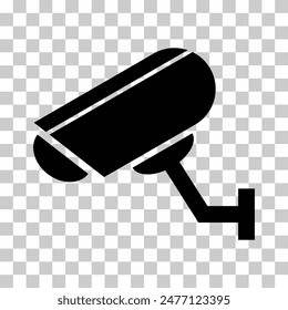 Video Ilustración vectorial Icono de cámara de circuito cerrado de televisión, CCTV