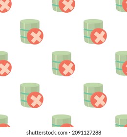 Closed database pattern seamless background texture repeat wallpaper geometric vector