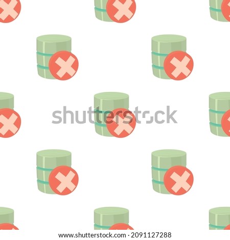 Closed database pattern seamless background texture repeat wallpaper geometric vector