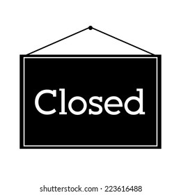 closed design over white background, vector illustration