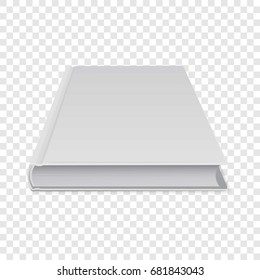 Closed diary icon. Realistic illustration of closed diary vector icon for web