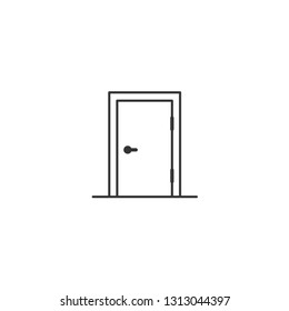 Icono de puerta cerrada