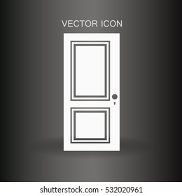 ilustración vectorial de puerta cerrada